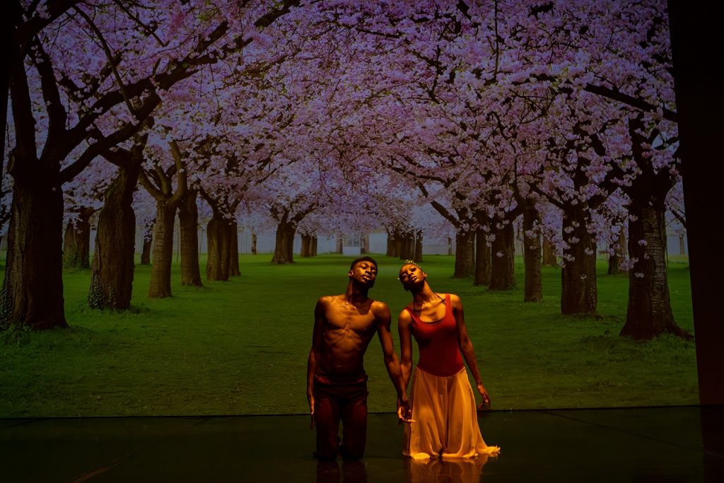LA Dance Festival - Christopher DeVant and Khaleelah Jones in Ken Morris' "Together in Spring" - Photo by Taso Papadakis