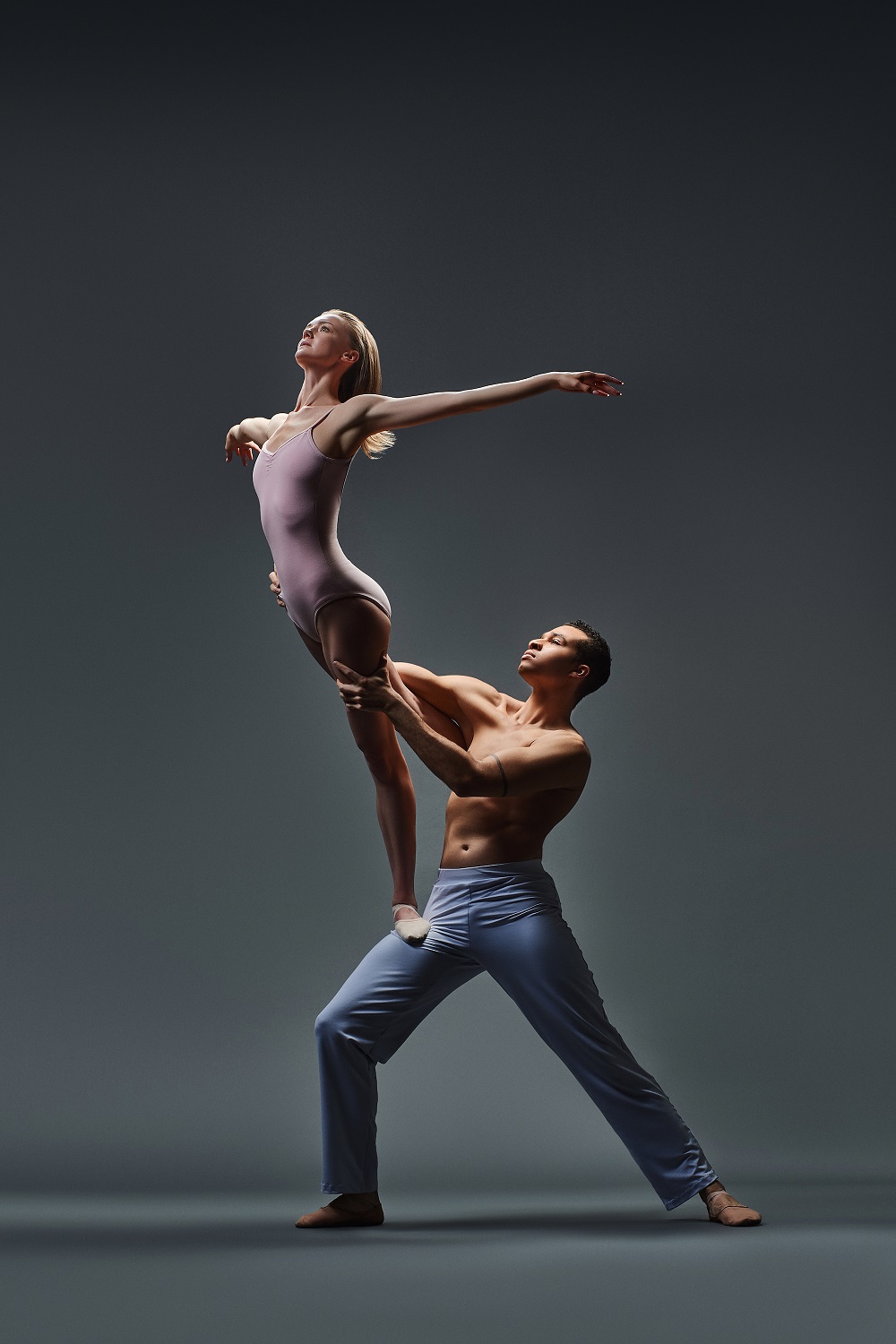 Westside Ballet - Adrian Blake Mitchell and Andrea Mitchell in "After the Rain" by Christopher Wheeldon - Photo by Eric Williams
