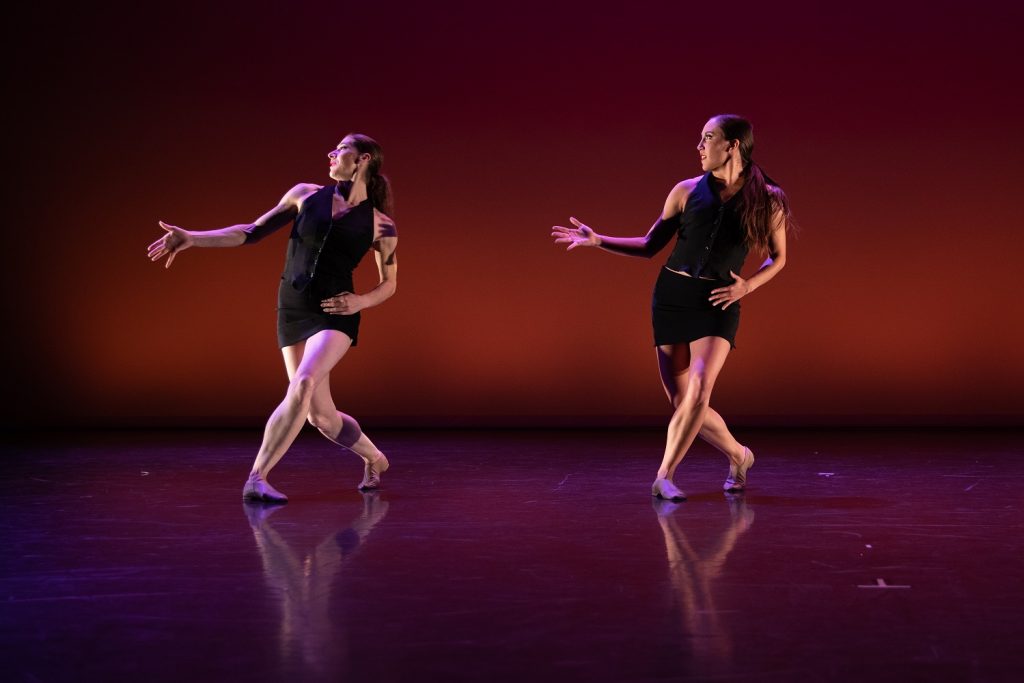 Jazz Spectrum Dance Company - Estelle Verdugo and Karli Padilla in "Treat" - Photo by Denise Leitner