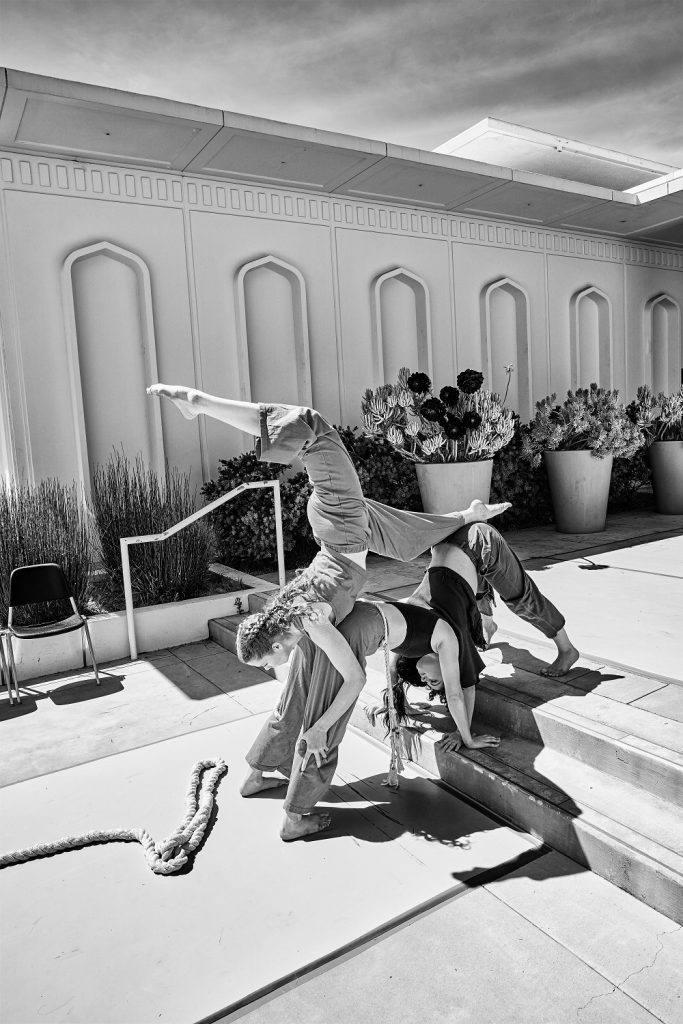 Psychopomp Dance Company - Lydia Mcdonald, Stephanie Mizrahi, Mizuki Sako in "names" - Photo by George Simian