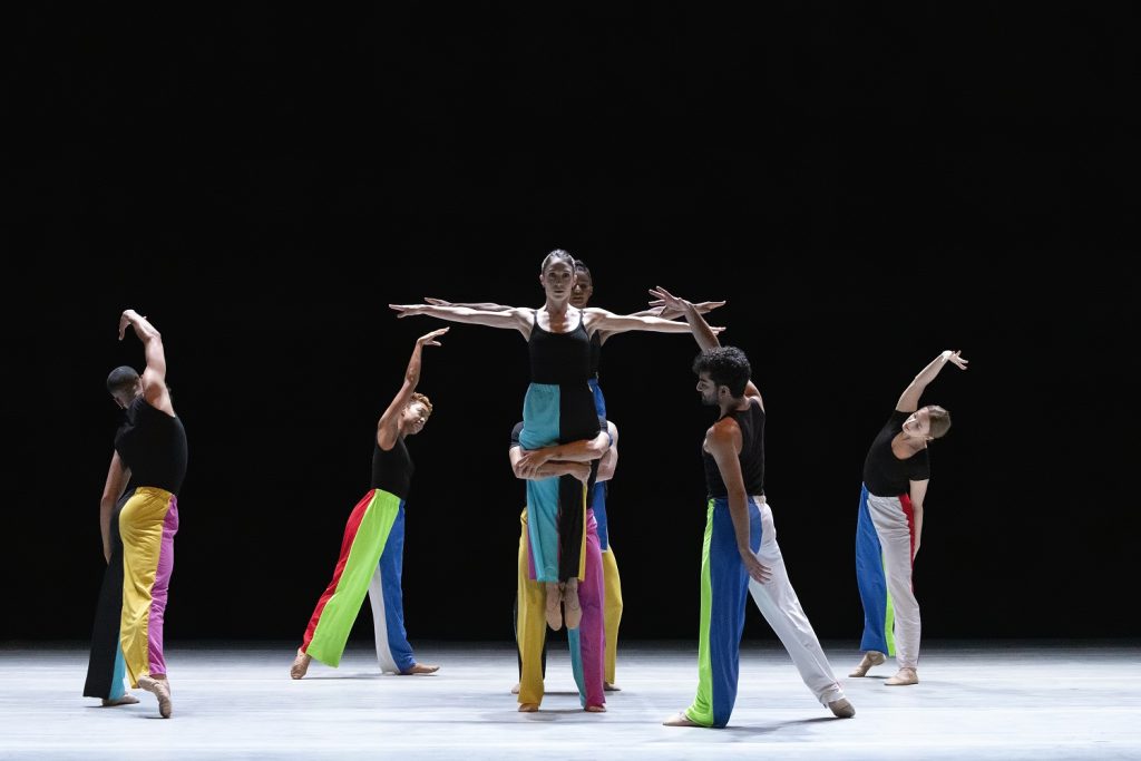 5 Live Calibrations, choreography by Madeline Hollander, original score by Celia Holander. L.A. Dance Project, The Joyce, NYC, Tuesday, May 3, 2022. Credit Photo: Erin Baiano