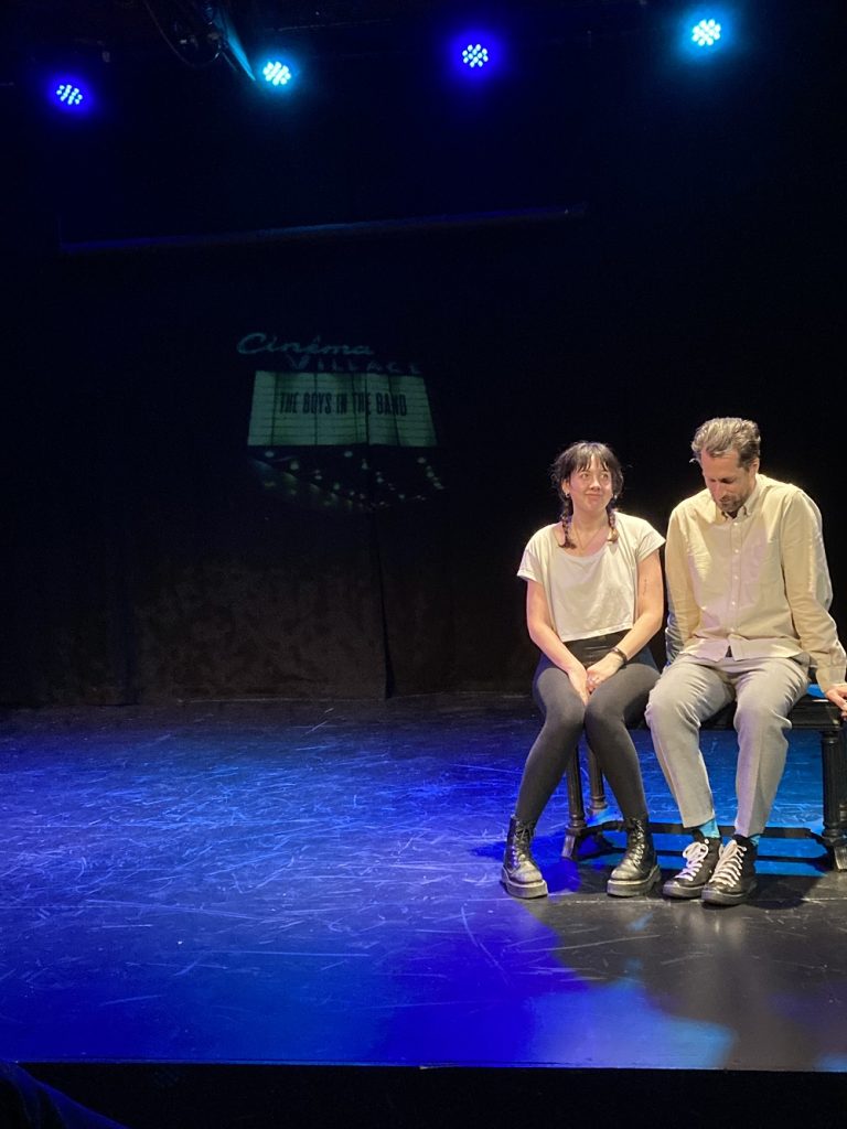 (L-R} Maya Knell and Mikel Farber in SICK by Dahn Hiuni 