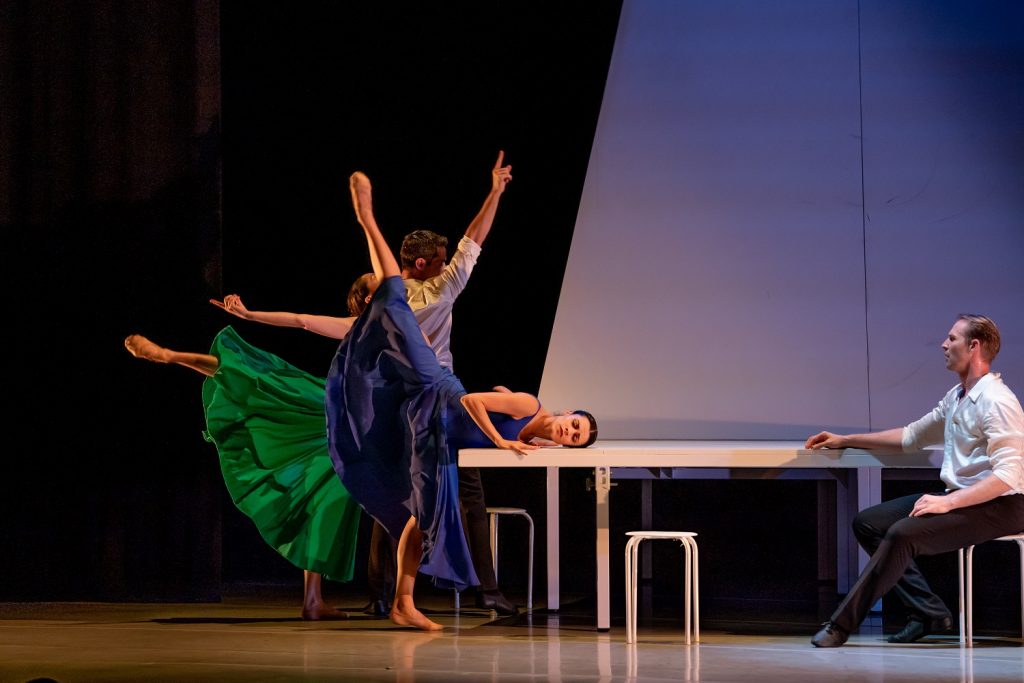 LA Ballet - Jessica Gadzinski and cast in Melissa Barak's Memoryhouse - Photo by Cheryl Mann