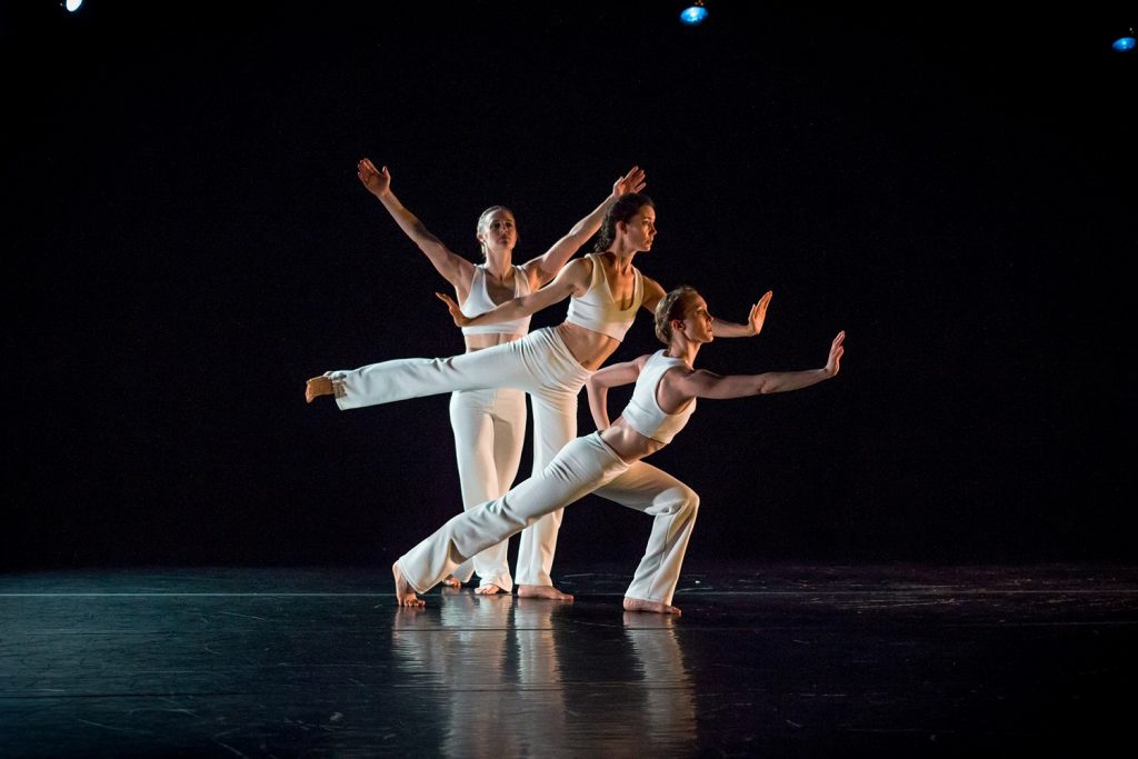 NEDT - Katrina Amerine, Ashleigh Doede, Jenn Logan in Odes choreographed by Don Martin - Photo © Ayame Orlans