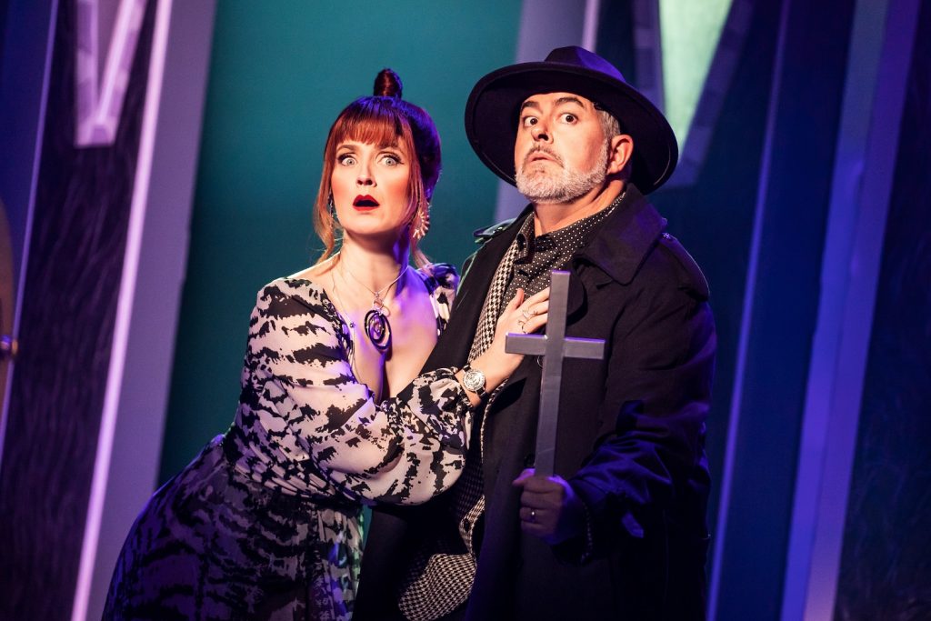 "Beetlejuice" - (L-R): Kate Marilley (Delia) and Jesse Sharp (Charles) - Photo by Matthew Murphy