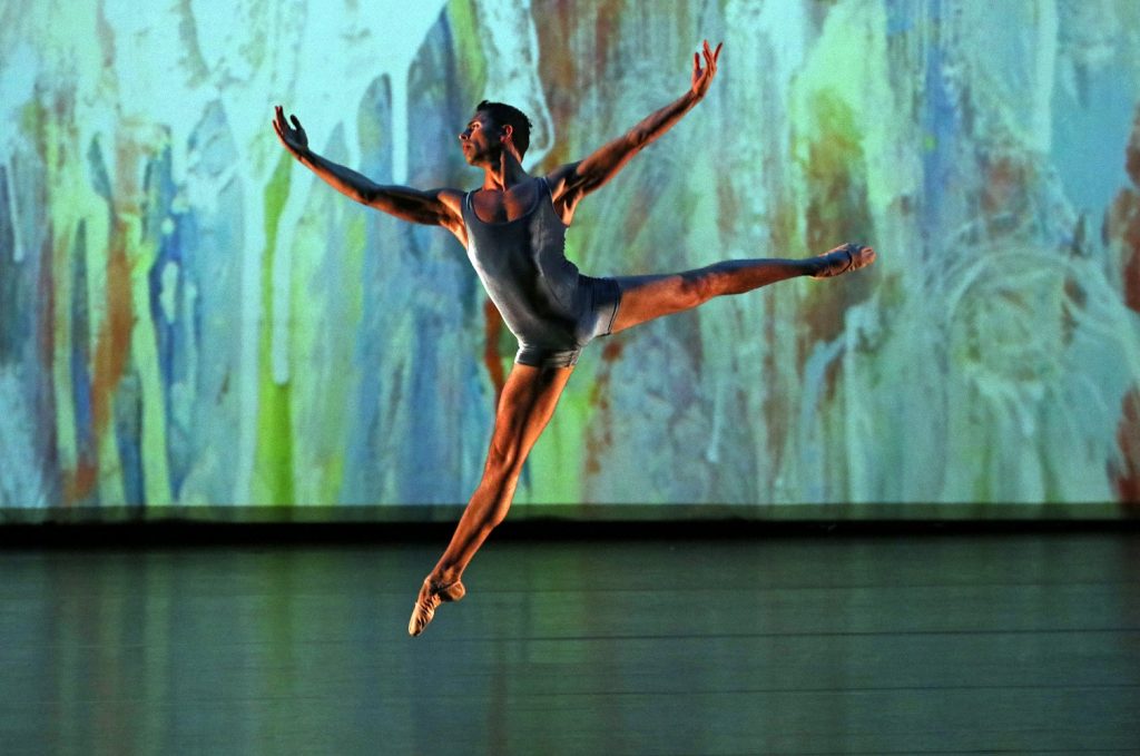 Raiford Rogers Modern Ballet - Lucas Segovia in Etudes by Raiford Rogers - Photo by Anne Trelease